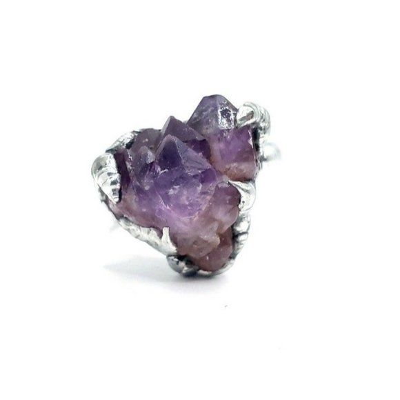 Amethyst crystal ring - Picture 2 of 12